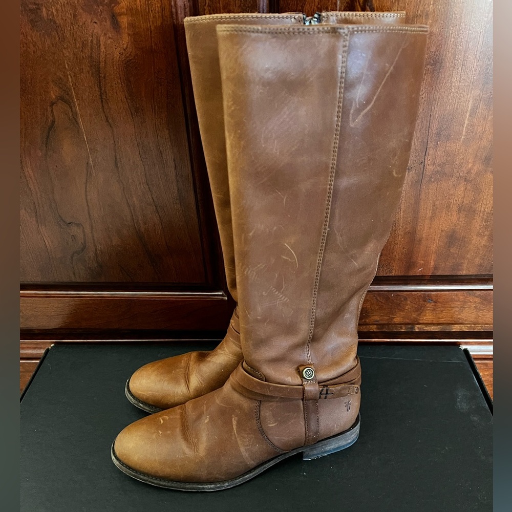 Melissa Belted Tall Frye Boots